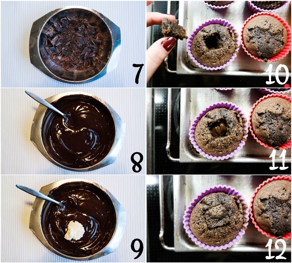 Schokoladen Cupcakes, Schokoladen Muffins, Schokomuffins, backen, Rezept, Schoko, Vara-Kreativa